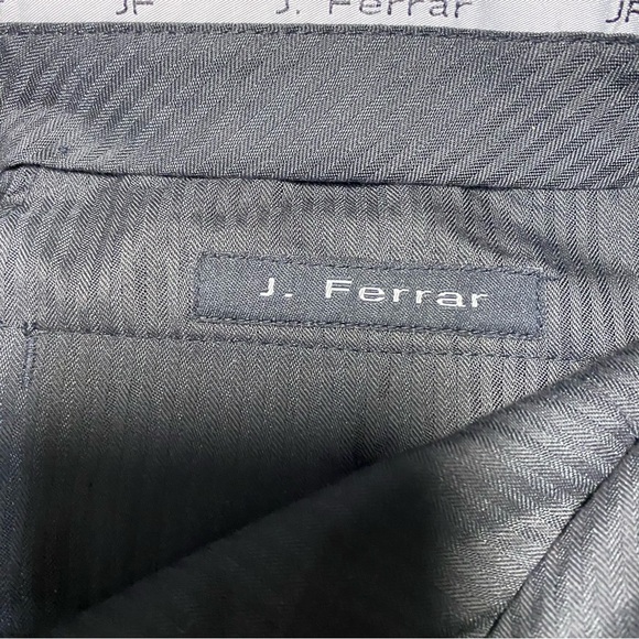 New w/ Tags J. Ferrar $70 Dress Pants Pinstripe Black Men’s Dark Charcoal Stripe - Picture 12 of 16